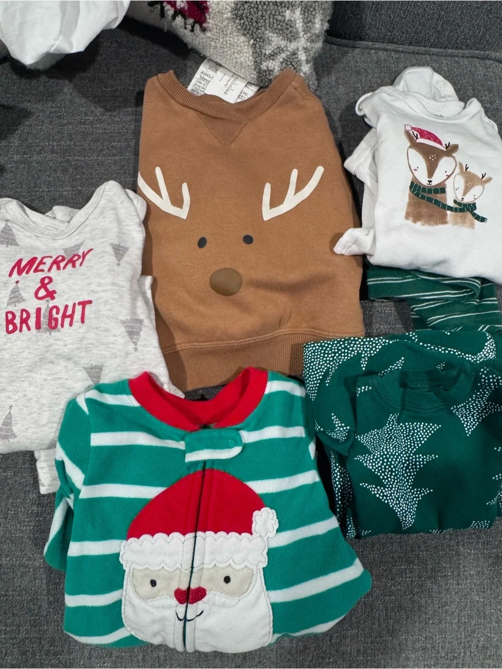 Christmas Baby Boy 12 months Bundle
